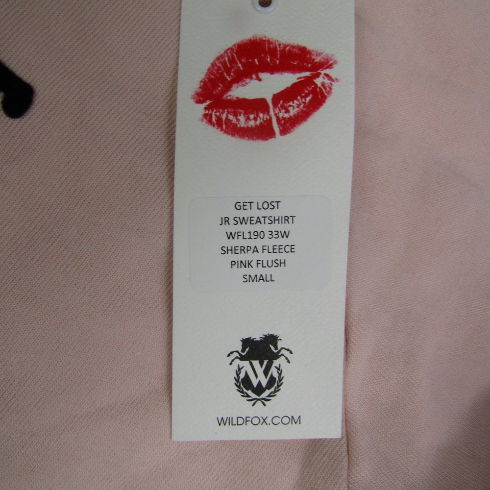 Wildfox NEW NWT Small Pink Find Yourself Graphic Crewneck Sweater - Picture 2 of 6
